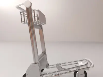 Airport Trolley 3D model
