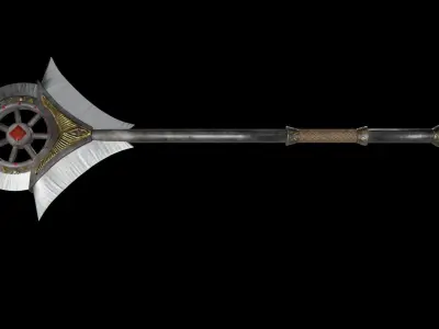 Axe 01 Low-poly 3D model