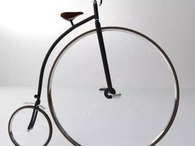Penny Farthing Bicycle 3D model