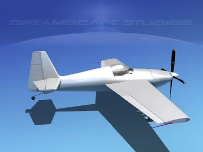 Extra Flugzeugbau EA300S Bare Metal 3D model