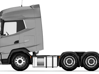 DAF XG 530 6x2 2024 3D model