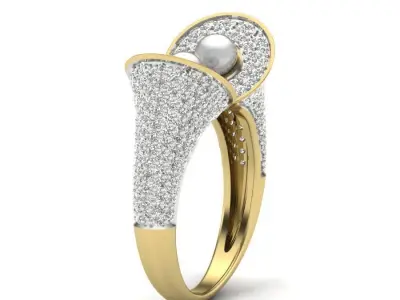 Women ring 3dm Render details 3D print model