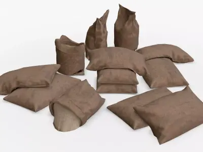 Generic Bags Assets Low-poly 3D model