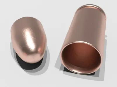 9mm Bullet Low-poly 3D model buy