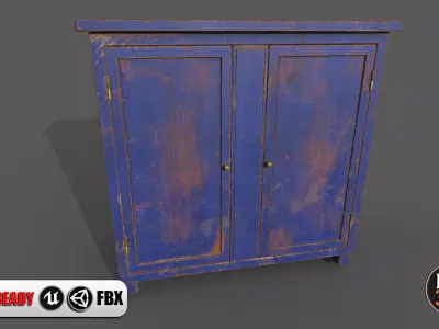 Furniture Type-A-Version-1 Low-poly 3D model