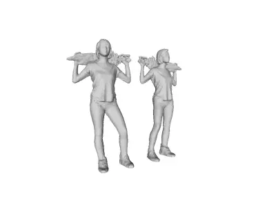 Printle MoDualls Sisters S 001 3D print model