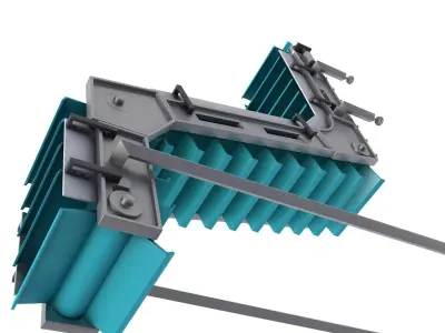 Belt Sanitary Conveyor 3D model