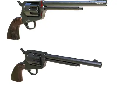 revolver v2 3D model