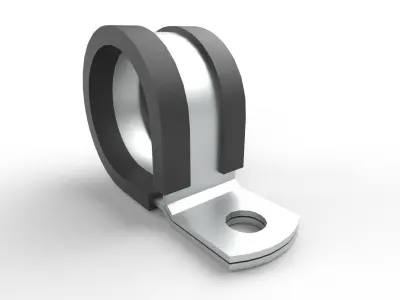 Cable Clamp M3 Low-poly 3D model