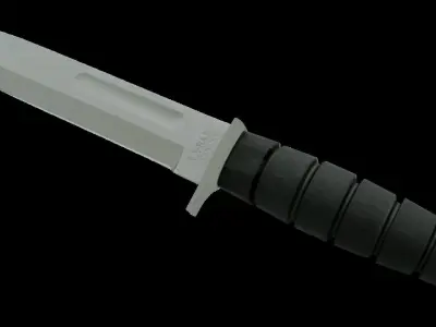 Kabar Combat Knife Low-poly 3D Models Low-poly 3D model