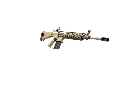 m110 rifle 3D model