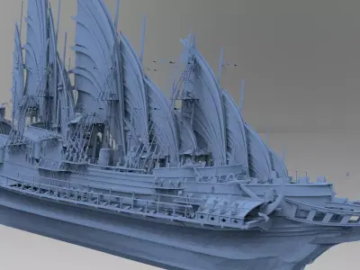 Airship Frigate 1 3D model