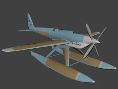 Bernard H V 220 Free low-poly 3D model