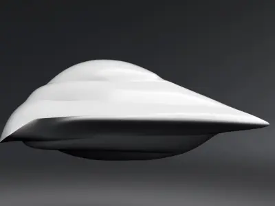 Trimaxion Drone Ship Scale Model 3D print model