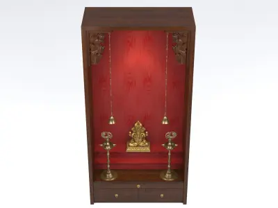 POOJA ROOM 3D model