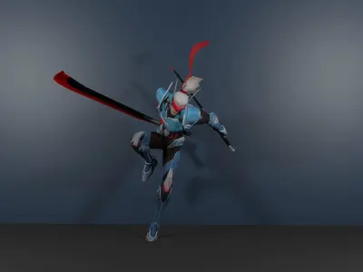 cyberpunk w 3D model