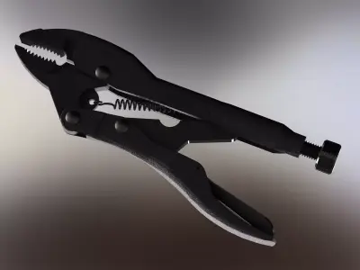 Short Nose Grip Wrench Free 3D model