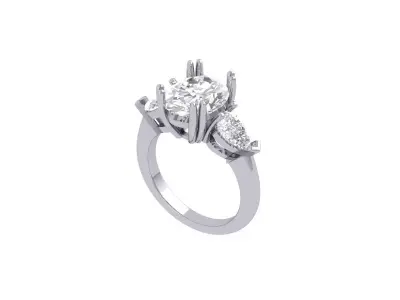 Wedding Ring  3D print model 187