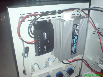 Solar energy electric cabinet Free 3D model