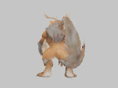 Forest Guardian 3D Model Low-poly 3D model purchase