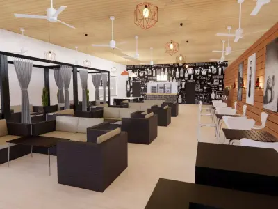 SPORTS BAR 3D model