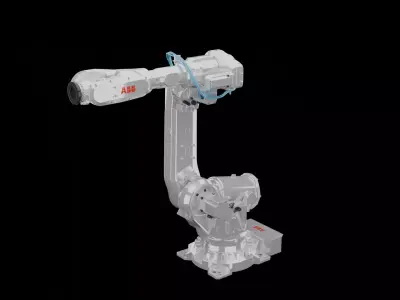 ABB IRB 6790 Heavy-Duty Industrial Robotic Arm 3D model