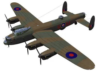 avro lancaster B-iii 3D model purchase