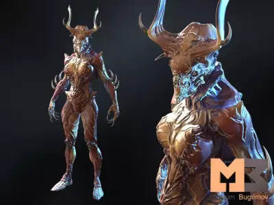 Creature Insect 04 Low-poly 3D model