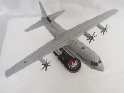 SUPER HERCULES C130J-30 SCALE 1-100 STL FILES 3D PRINT READY 3D print model