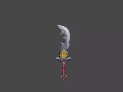 Zeloeman Sword A 59 Low-poly 3D model