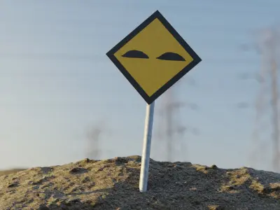 Photorealistic Gravel Moud Low-poly 3D model