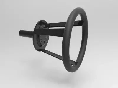 Stearing wheel 2 3D model