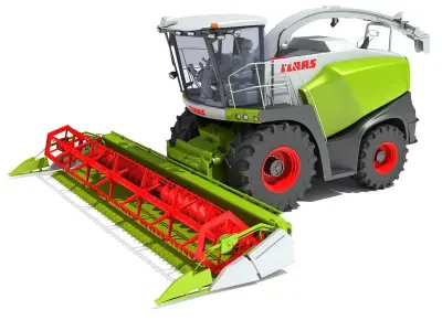 Claas Jaguar Combine Harvester 3D model
