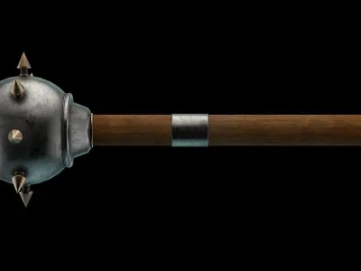 Medieval Mace 3D model buy
