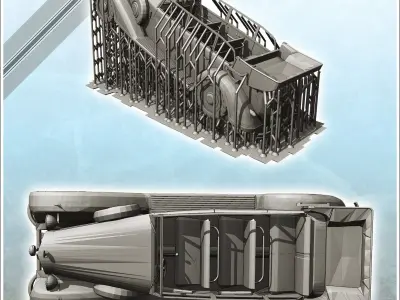 Mercedes-Benz W31 German off-road vehicle 14 - World War Two Sec 3D print model