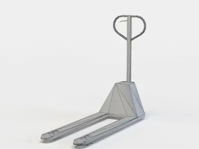 Pallet jack Low-poly 3D model get