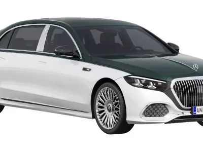 Mercedes-Benz S-Class Maybach 2027 3D model