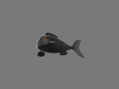 Low Poly Fish Free low-poly 3D model purchase