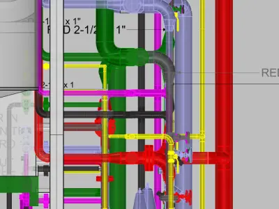 PIPING CONEXIONS SERVICES Free 3D model