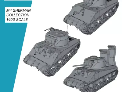 M4 Sherman Kollektion 3D print model
