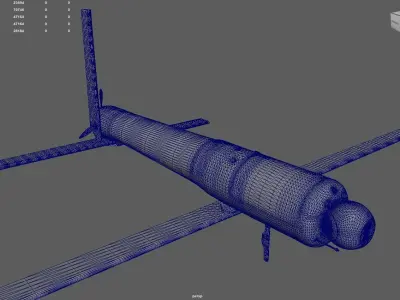 Switchblade 600 Loitering Missile Drone 3D model