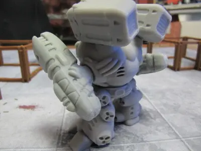 CHIBI-TECH SD - DELTAN HVY PLASMA GUNPOD          3D print model