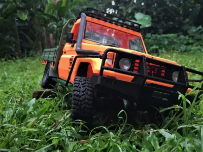 Toyota land cruiser lc75 RC pick up truck  1 to 16  WPL scale  3D print model