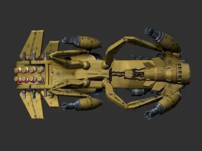 Retro Jet 3D model