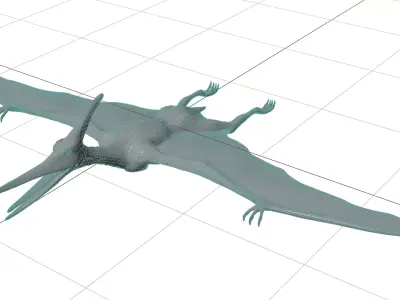Pteranodon Low-poly 3D model purchase