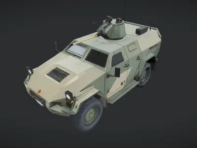 military armored vehicle 3D model purchase