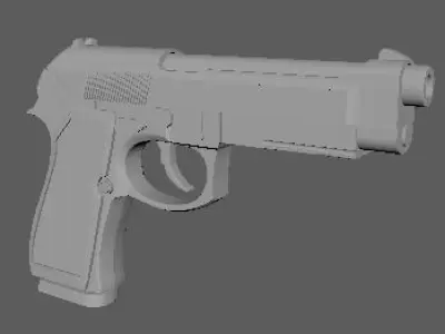 Beretta M9A1 3D model