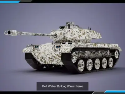 Game Ready Textured Tanks Collection 3D Model Pack