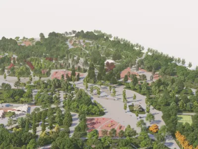 Master park-Regional park project-Private Park Landscape 3D model get