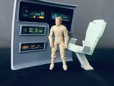 USS Enterprise Bridge Damage Repair Station - The Wrath of Khan 3D print model